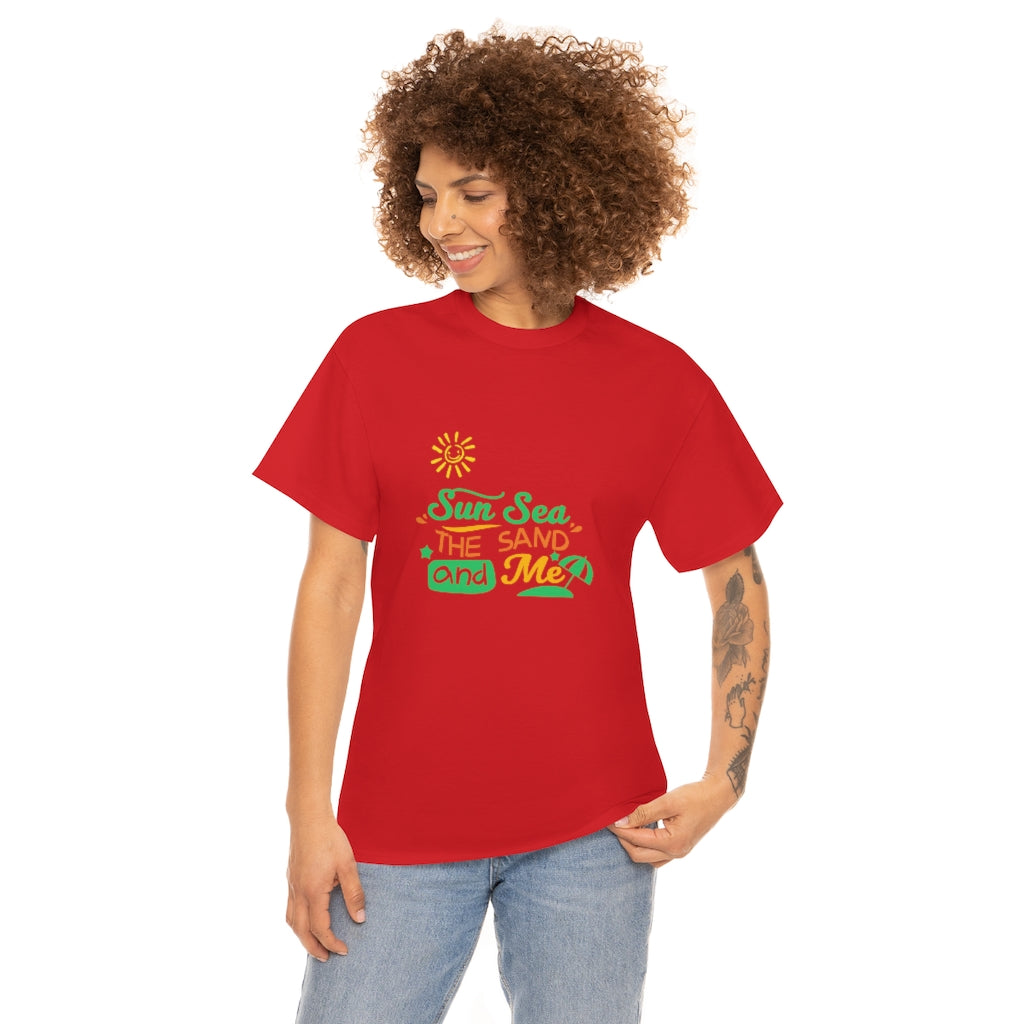 Sun Sea The Sand and Me Unisex Heavy Cotton Tee