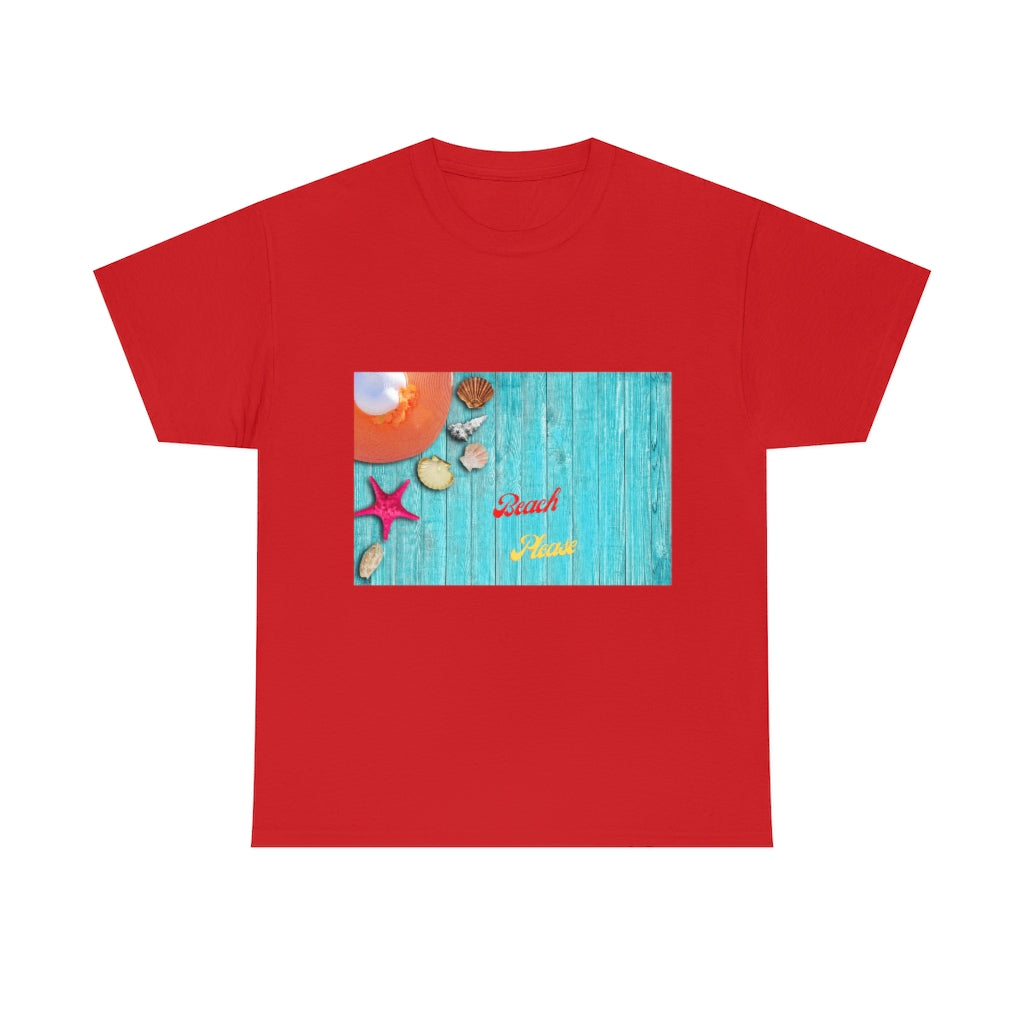 The Beach Please Unisex Heavy Cotton Tee