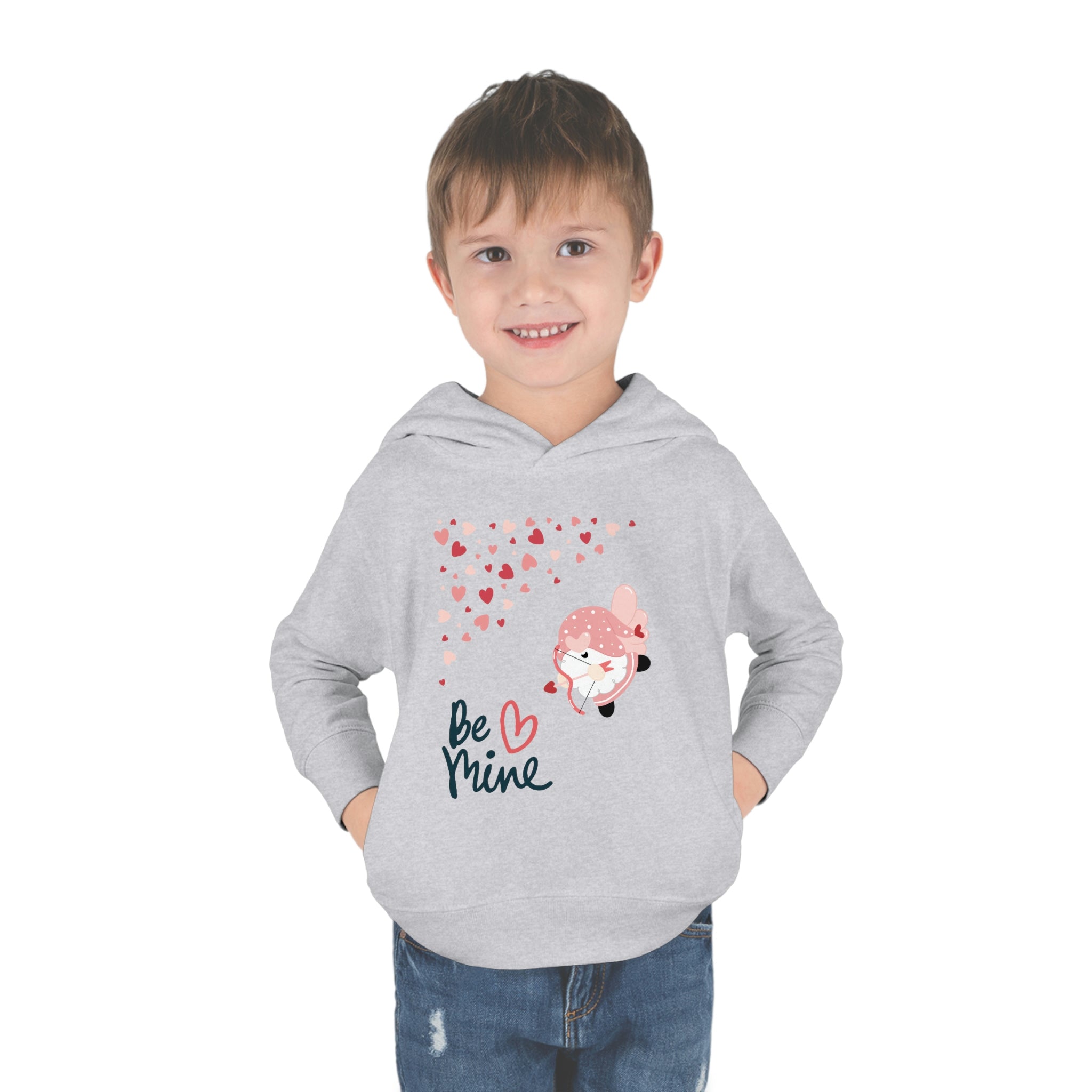 Be Mine Gnome!! Toddler Pullover Fleece Hoodie