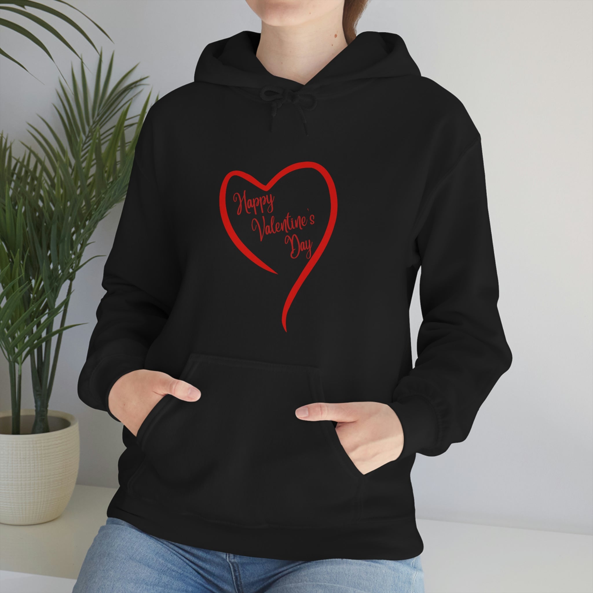 Happy Valentine's Day Unisex Heavy Blend™ Hooded Sweatshirt