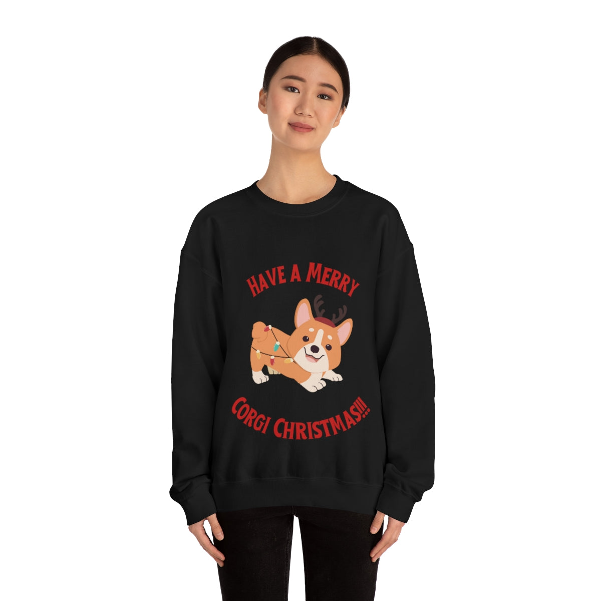 Have A Merry Corgi Christmas Unisex Heavy Blend™ Crewneck Sweatshirt