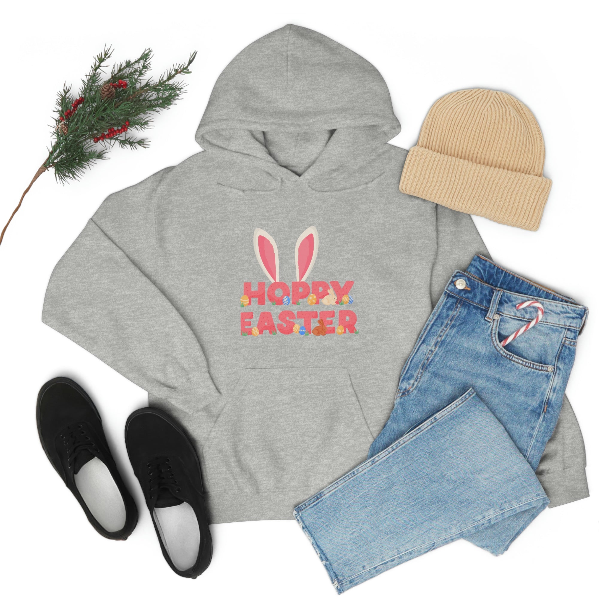 The Hoppy Easter Unisex Heavy Blend™ Hooded Sweatshirt