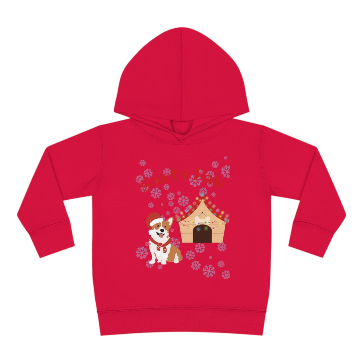 Santa Paw Toddler Pullover Fleece Hoodie