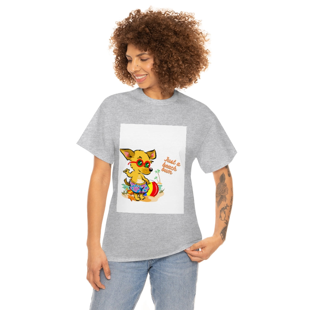 Just A Beach Bum Unisex Heavy Cotton Tee