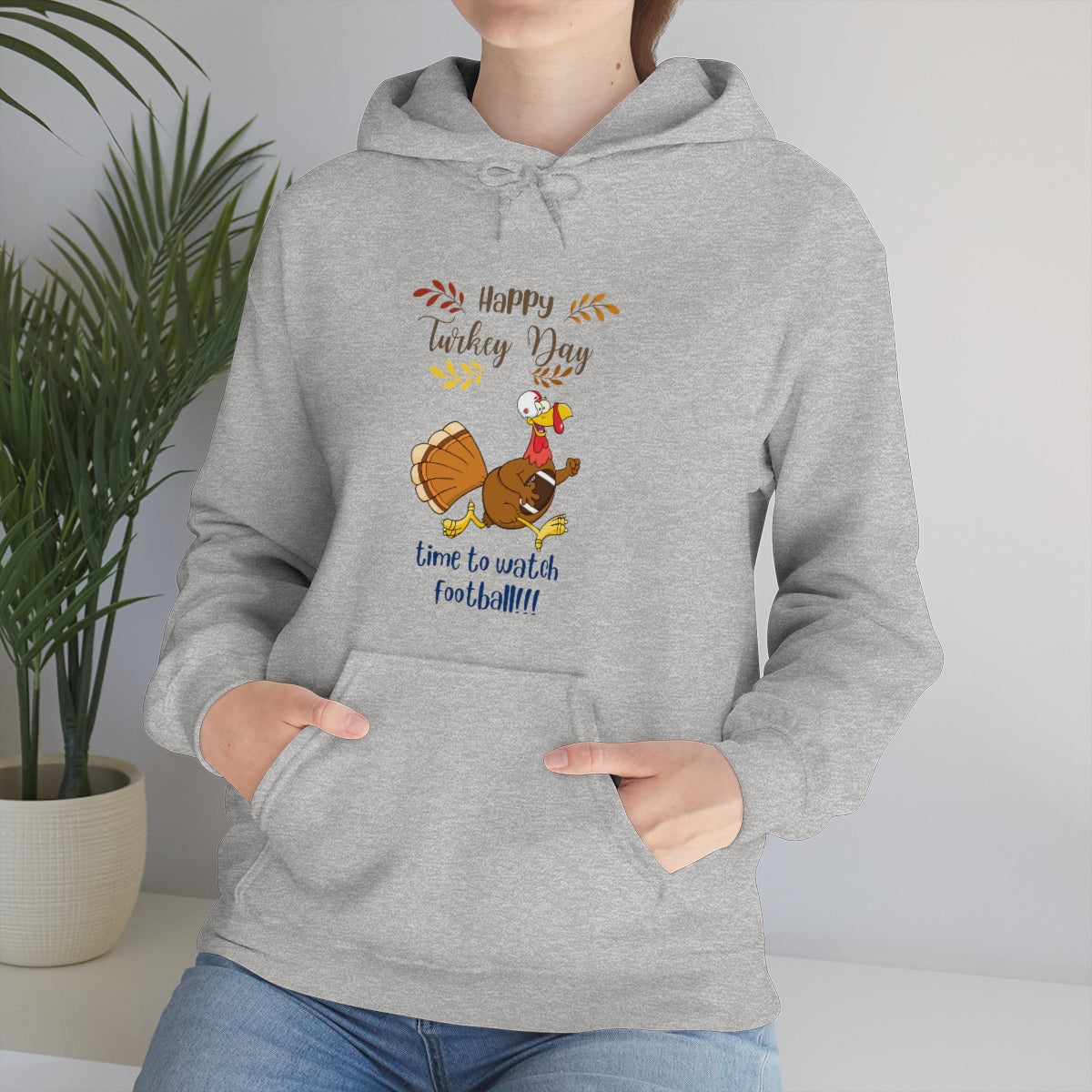 Happy Turkey Day Unisex Heavy Blend™ Hooded Sweatshirt