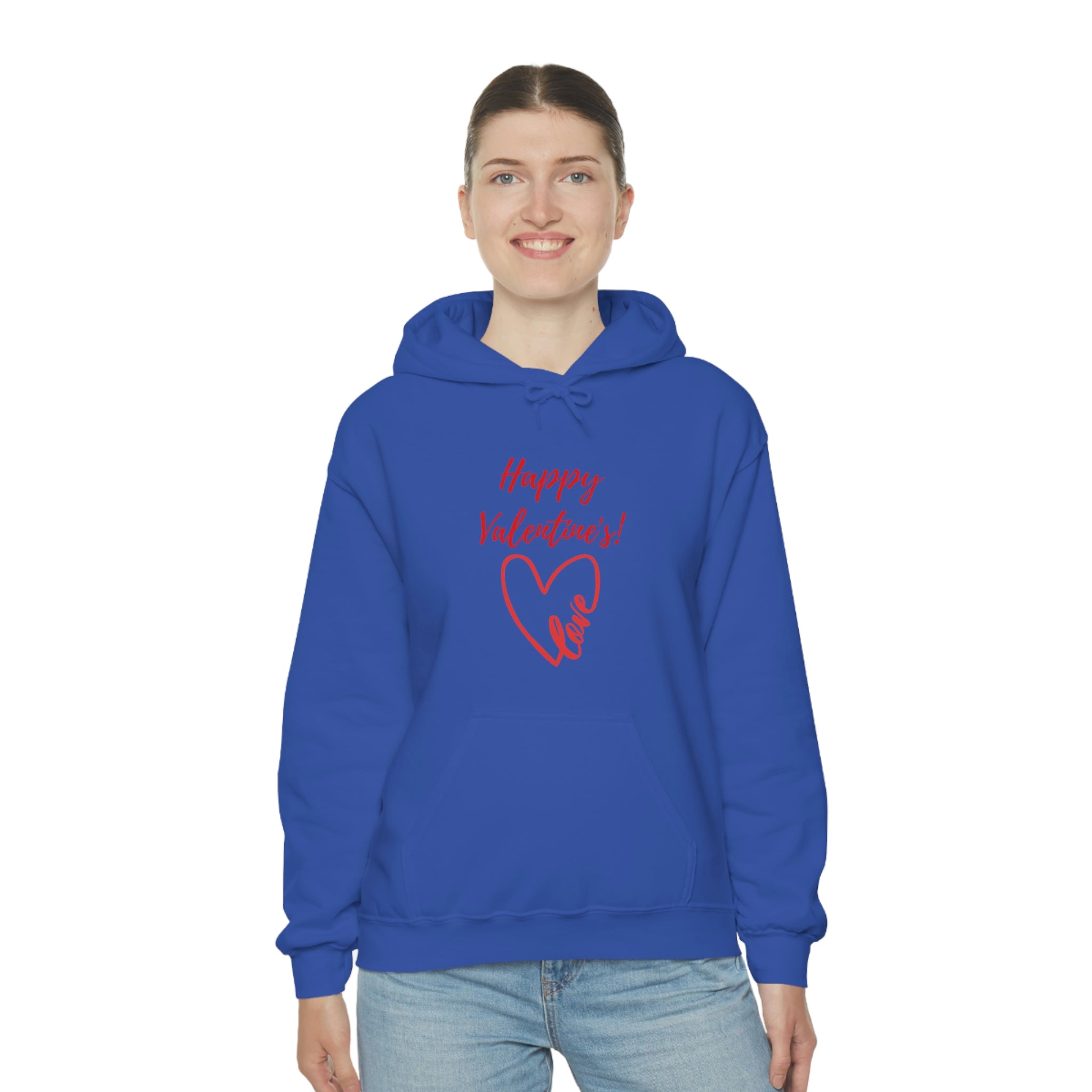 Happy Valentine's Love! Unisex Heavy Blend™ Hooded Sweatshirt