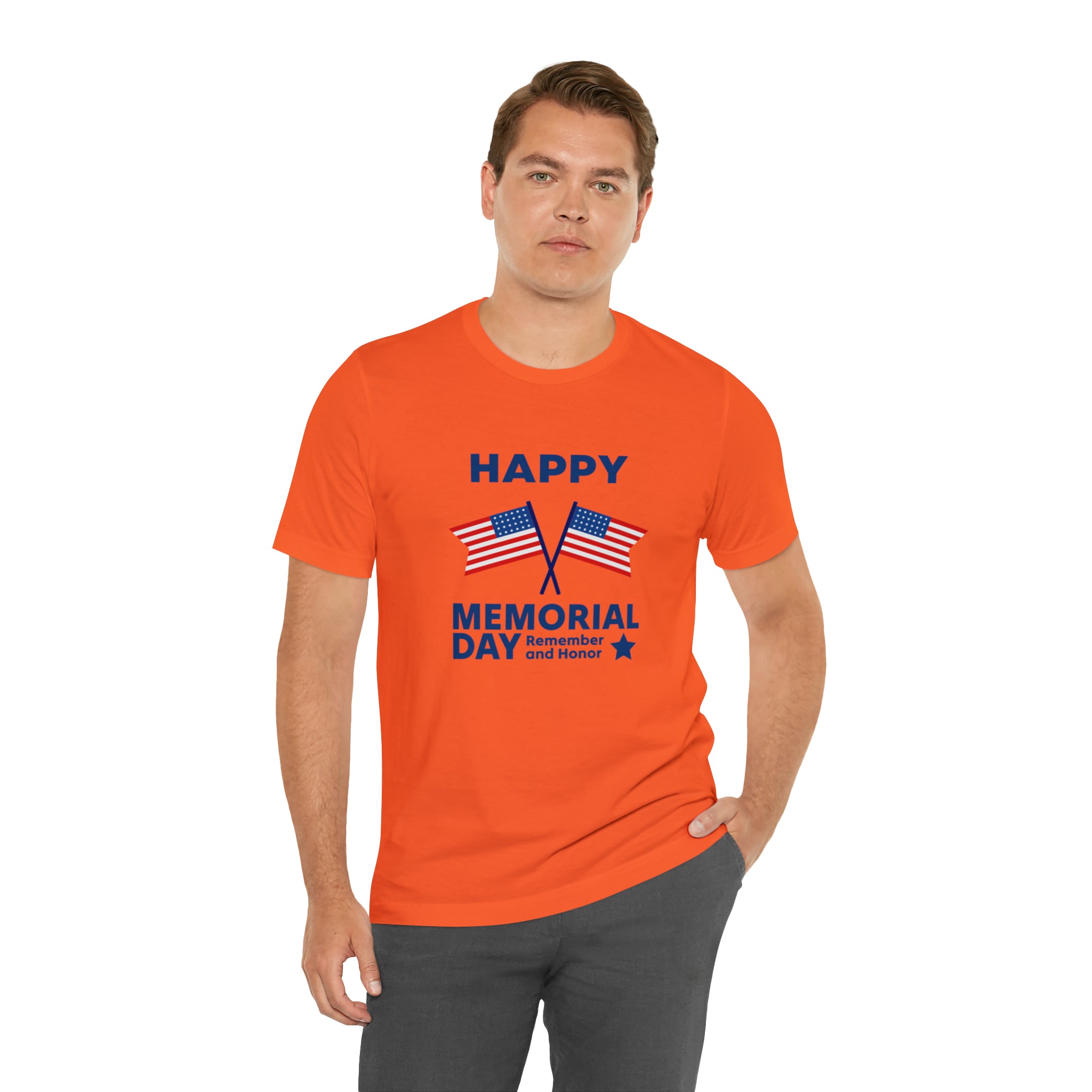 Happy Memorial Day Unisex Jersey Short Sleeve Tee