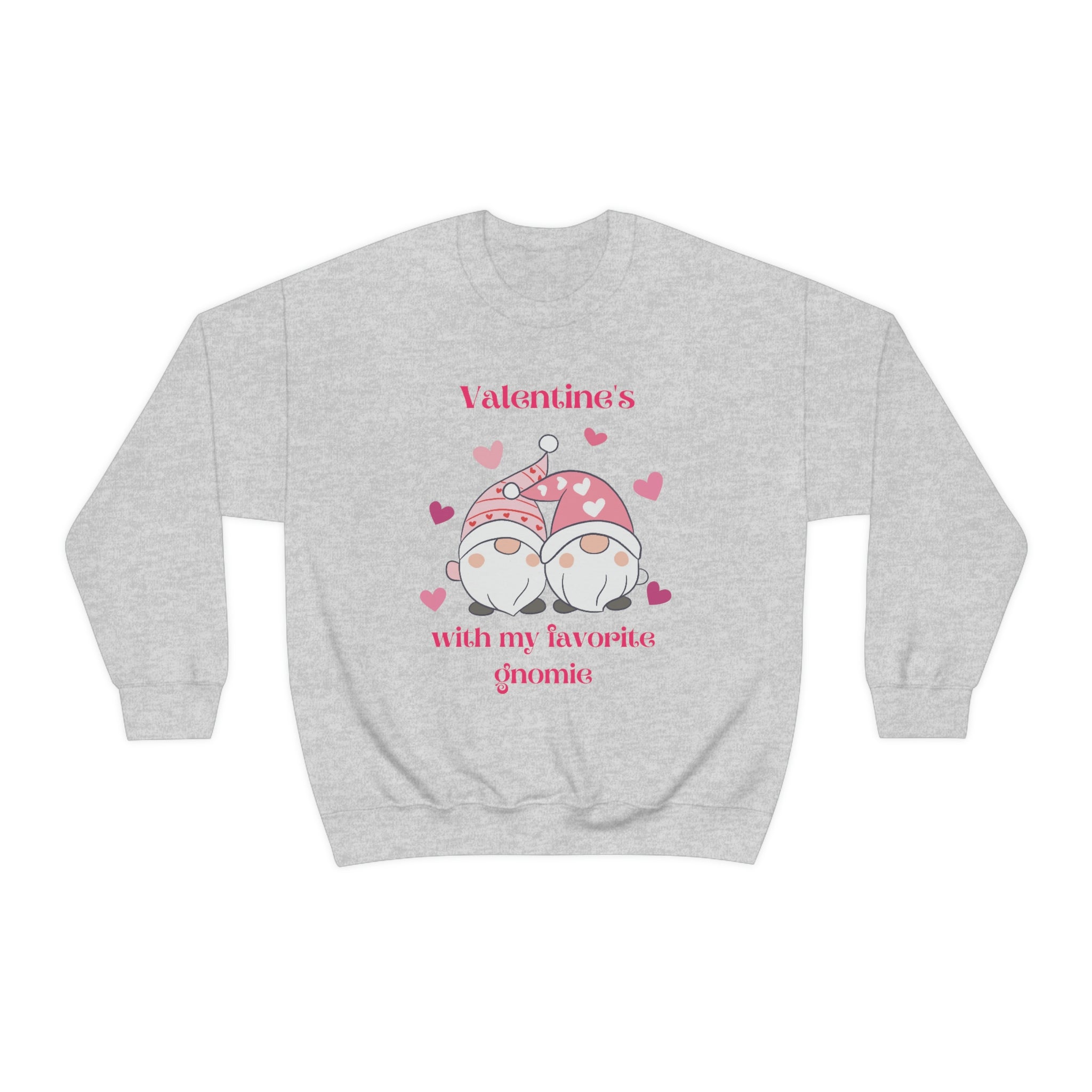 Valentine's With My Favorite Gnomie Unisex Heavy Blend™ Crewneck Sweatshirt