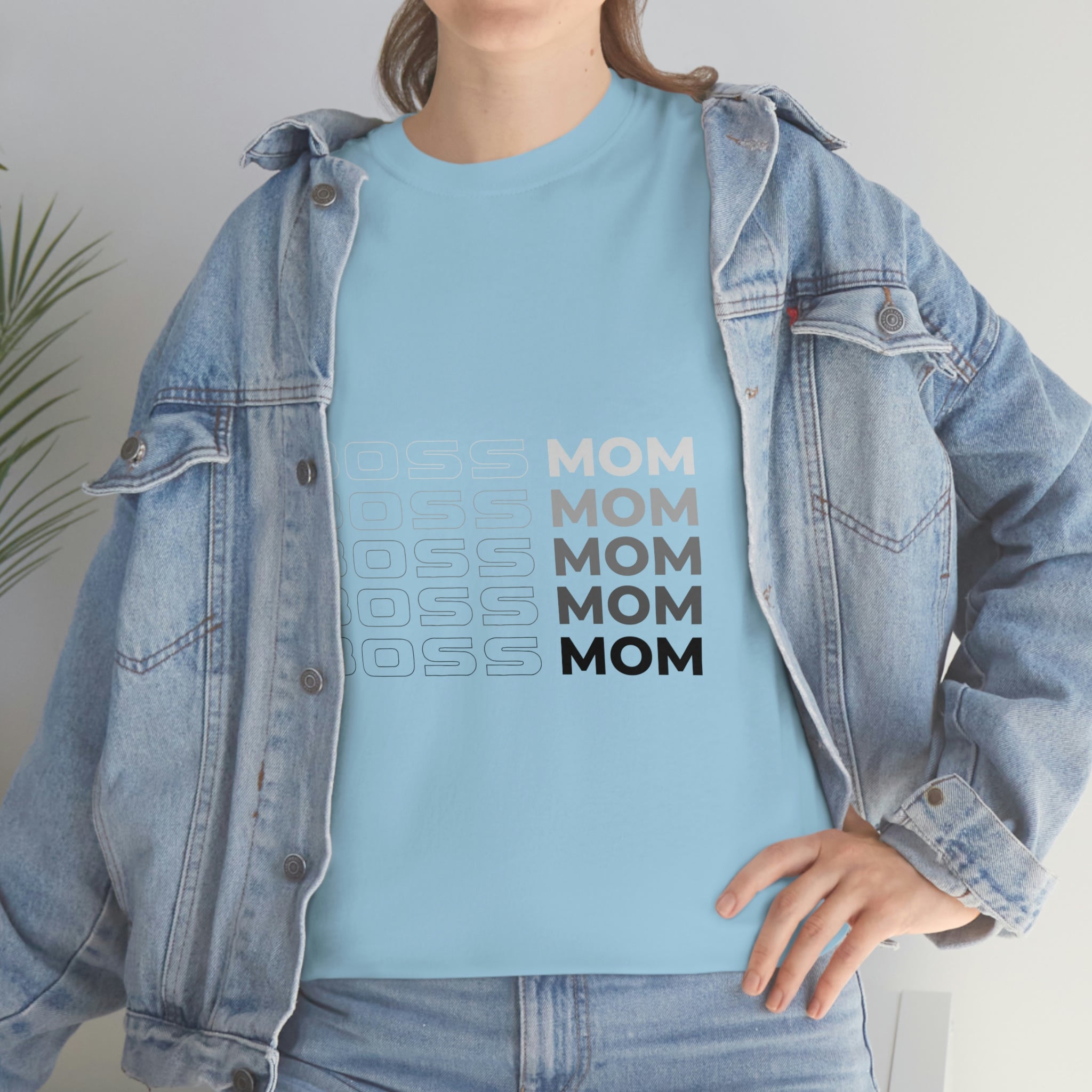 Boss Mom Unisex Heavy Cotton Tee