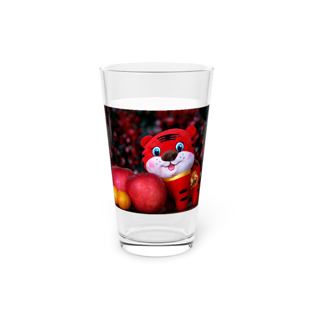 Tiger Pint Glass, 16oz