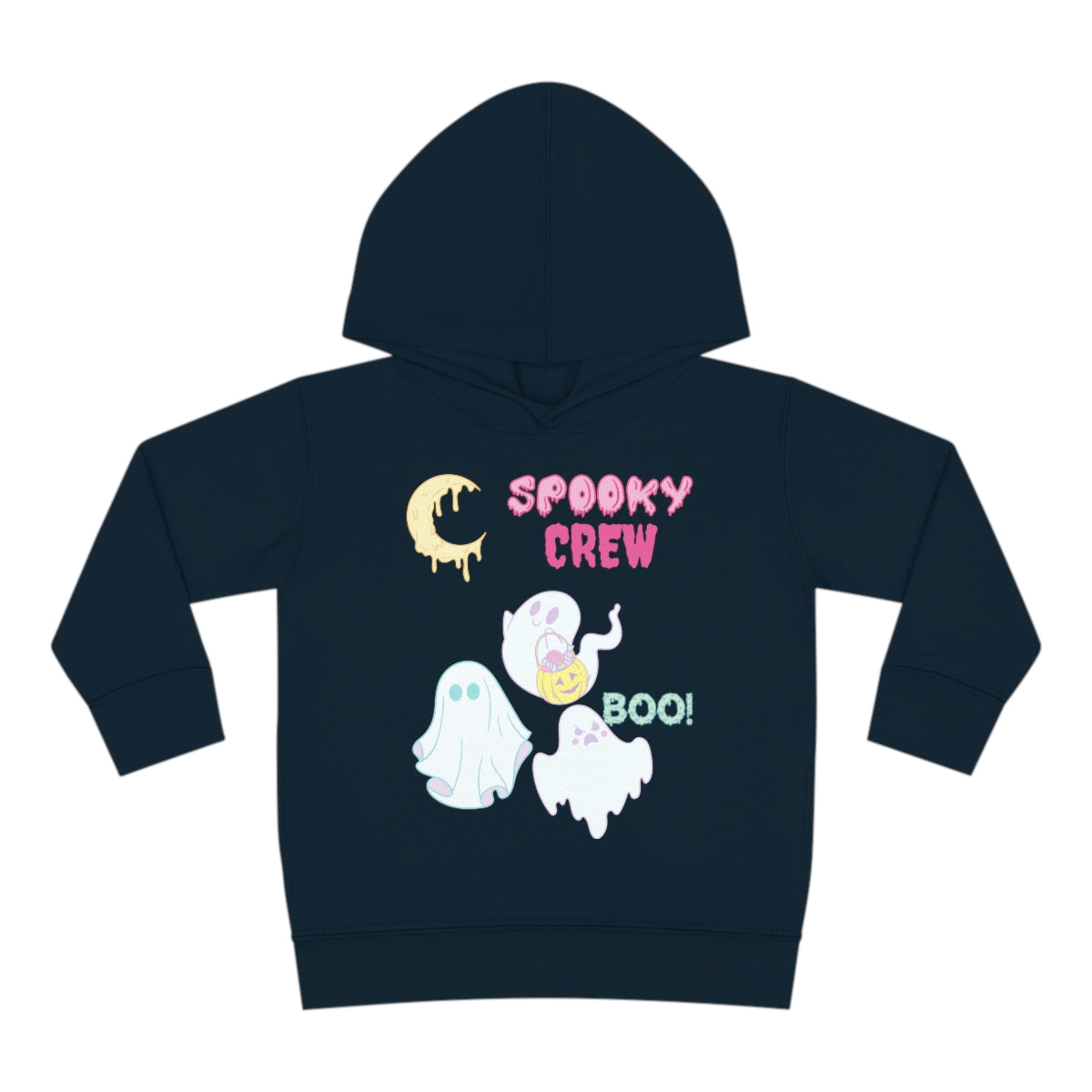 The Spooky Crew BOO Toddler Pullover Fleece Hoodie