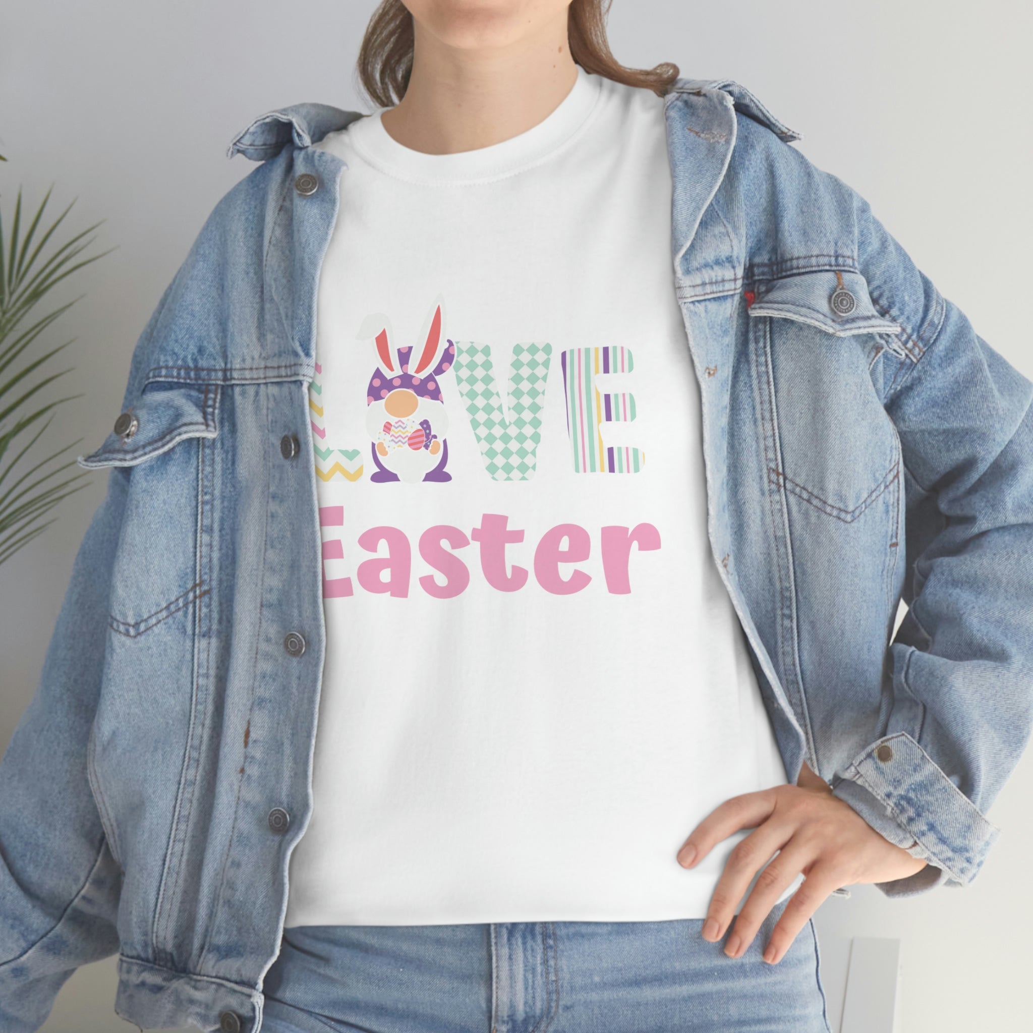 Gnome Love Easter Unisex Heavy Cotton Tee