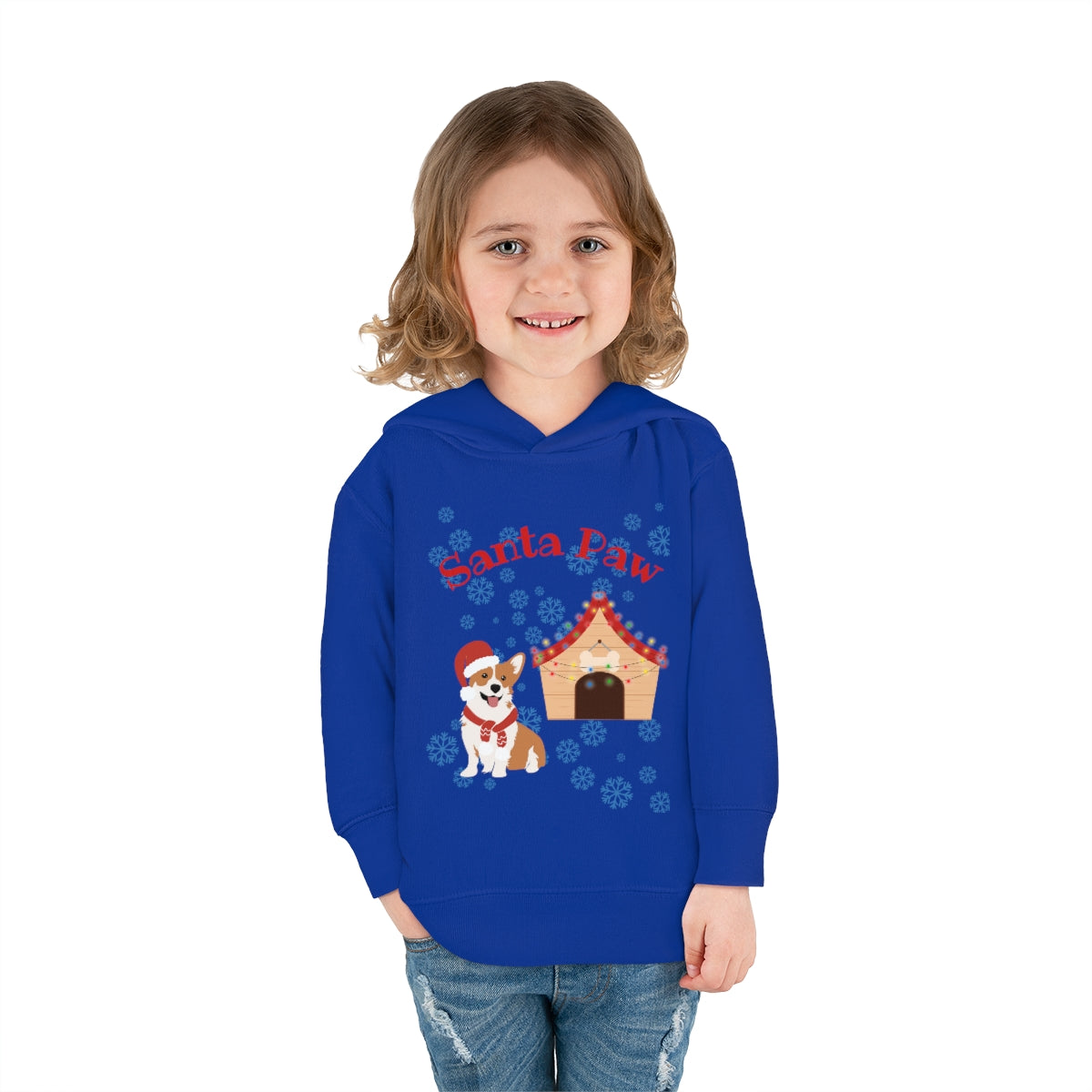 Santa Paw Toddler Pullover Fleece Hoodie