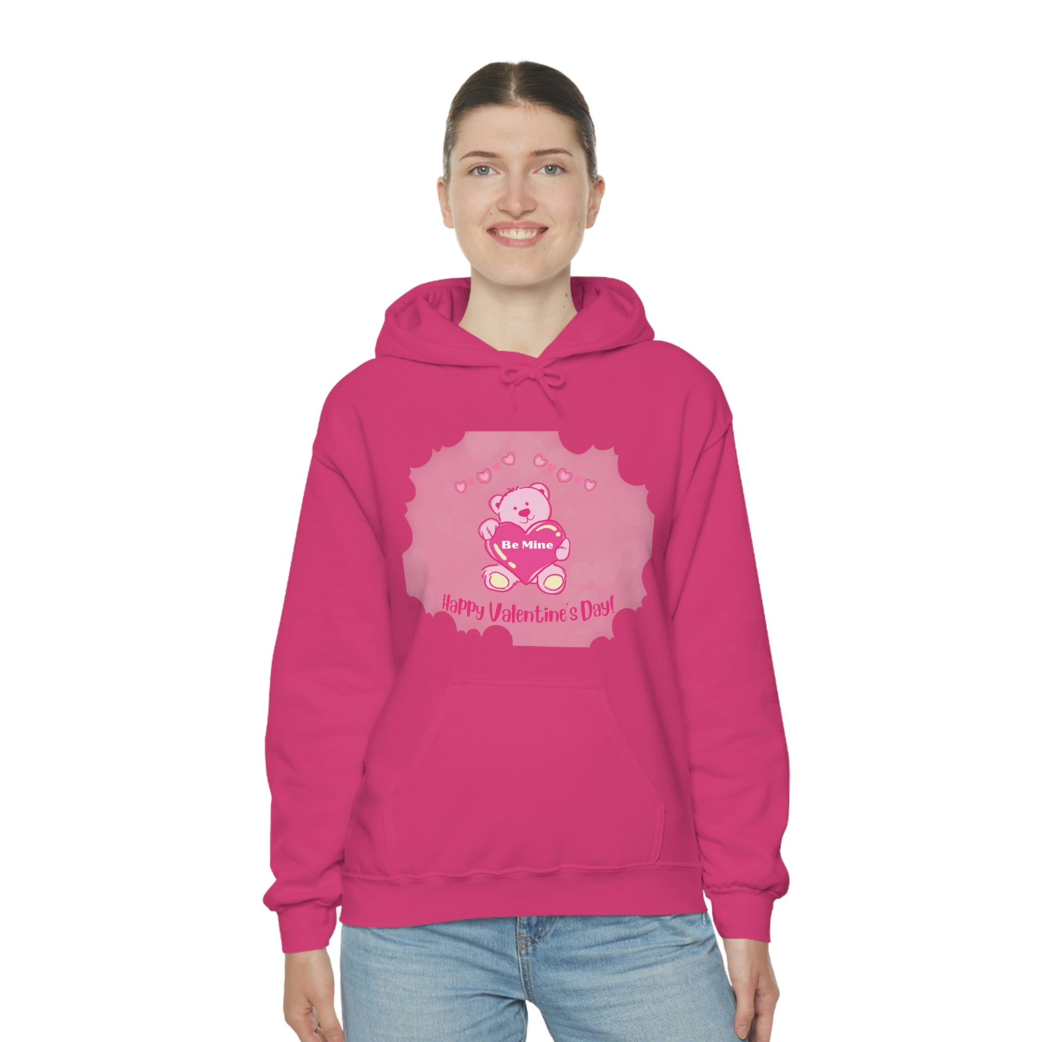 Happy Valentine's Day Be Mine Unisex Heavy Blend™ Hooded Sweatshirt