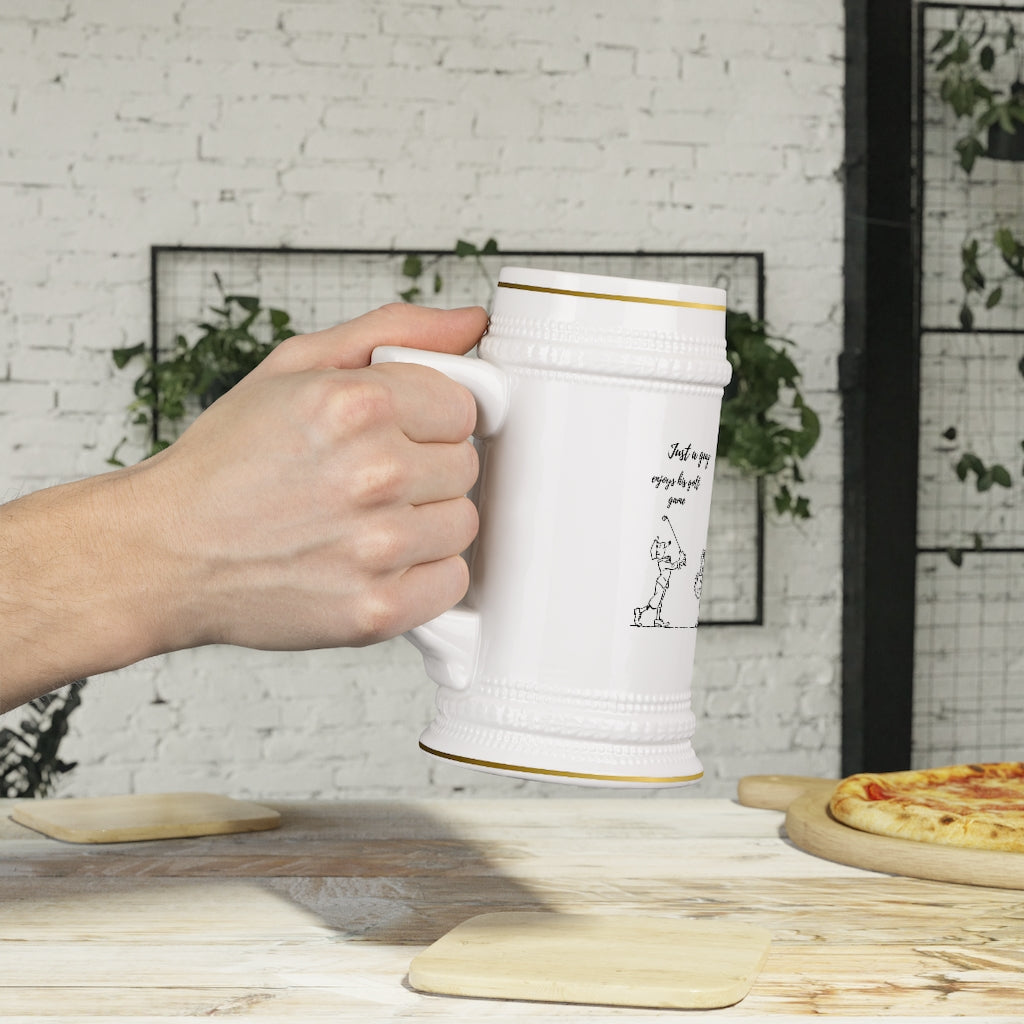 Golfer Stein Mug