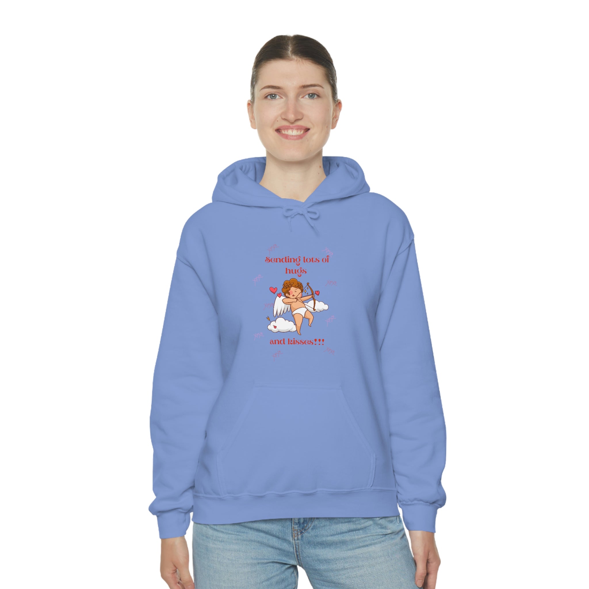 Sending Lots Of Hugs & Kisses!!! Unisex Heavy Blend™ Hooded Sweatshirt