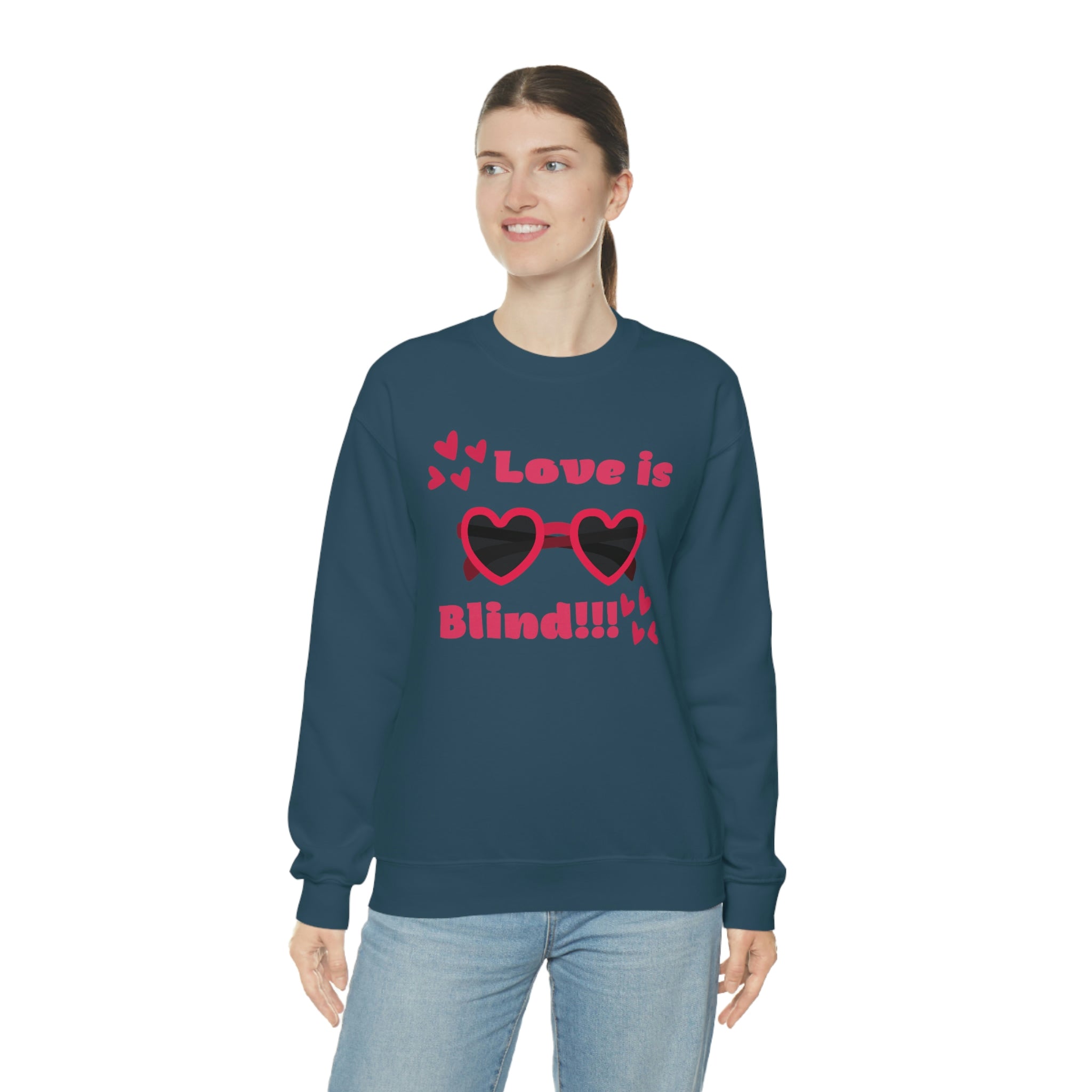 Love Is Blind!!! Unisex Heavy Blend™ Crewneck Sweatshirt