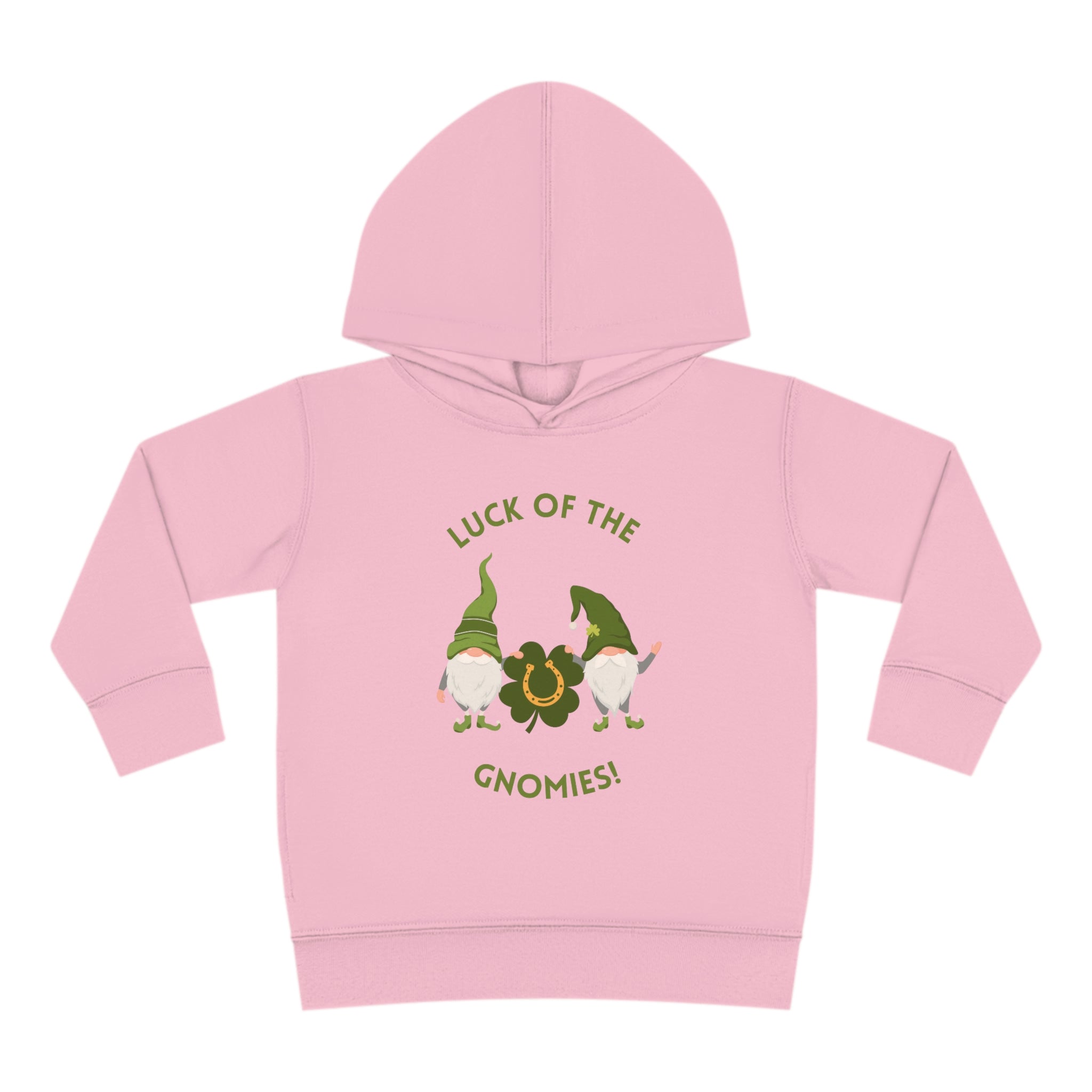 The Luck Of The Gnomies! Toddler Pullover Fleece Hoodie