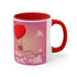 Happy Valentine's Day Accent Coffee Mug, 11oz