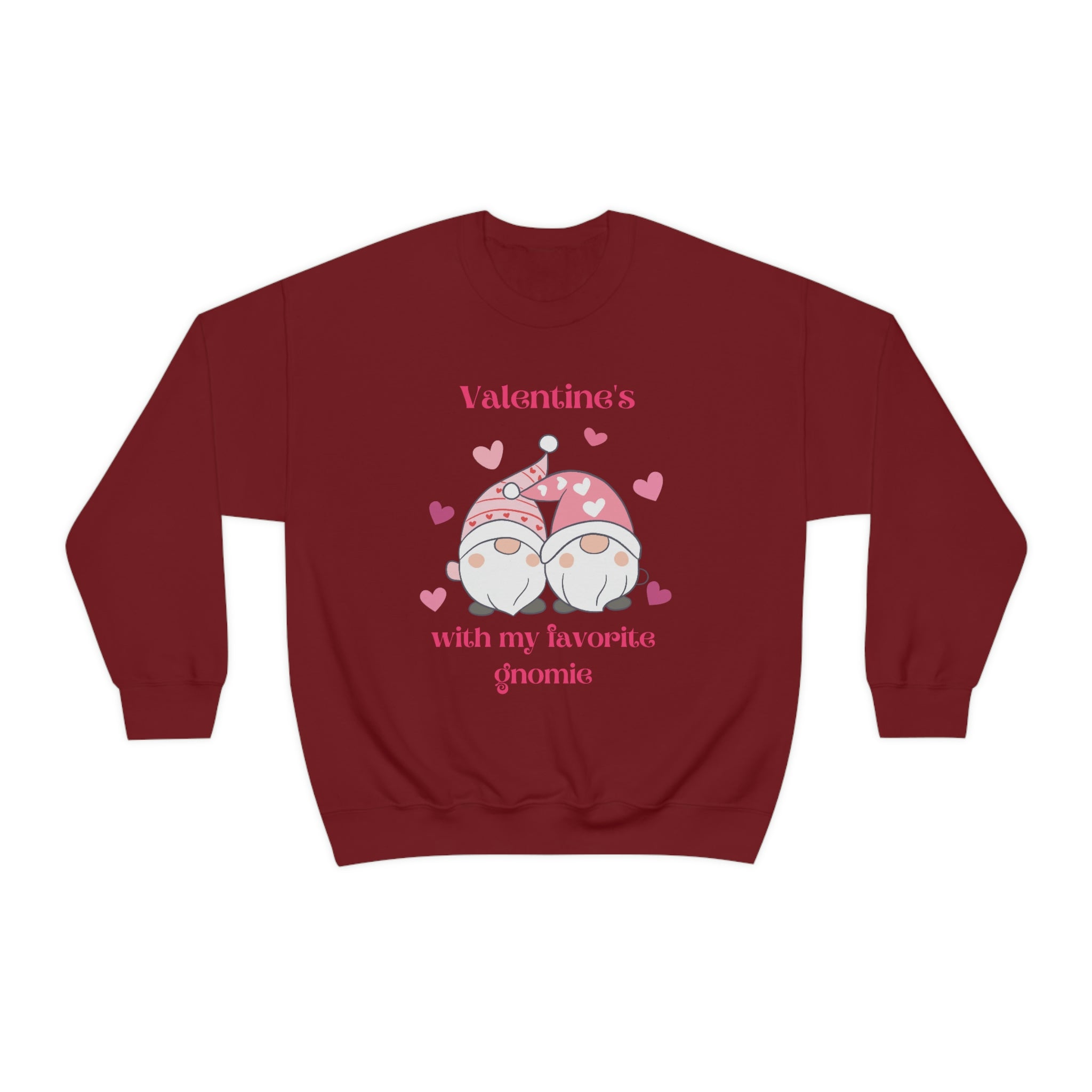 Valentine's With My Favorite Gnomie Unisex Heavy Blend™ Crewneck Sweatshirt