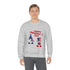 Happy President's Day Gnome Unisex Heavy Blend™ Crewneck Sweatshirt