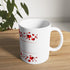 Little Hearts White Ceramic Mug, 11oz and 15oz