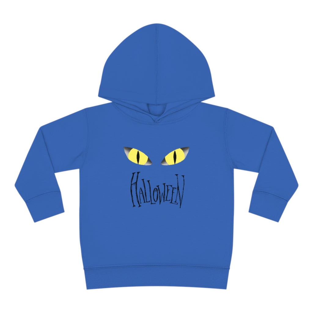 Halloween Cat's Eye Toddler Pullover Fleece Hoodie