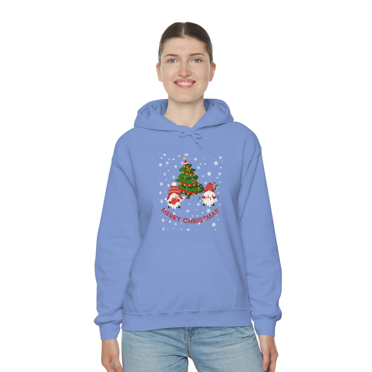 Merry & Bright Holidays Christmas Unisex Heavy Blend™ Hooded Sweatshirt