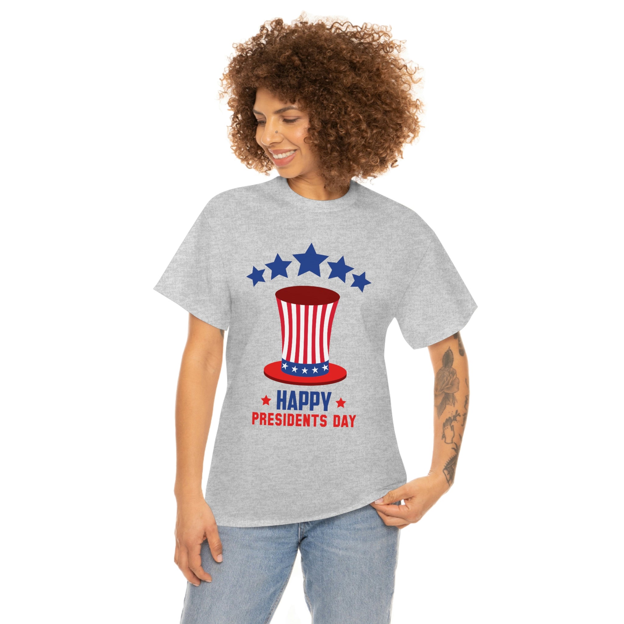 Happy President's Day Hat Unisex Heavy Cotton Tee