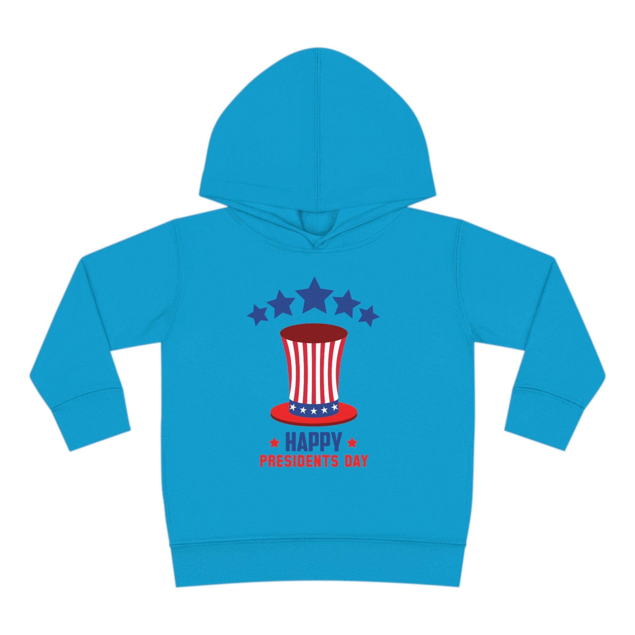 Happy President's Day Hat Toddler Pullover Fleece Hoodie