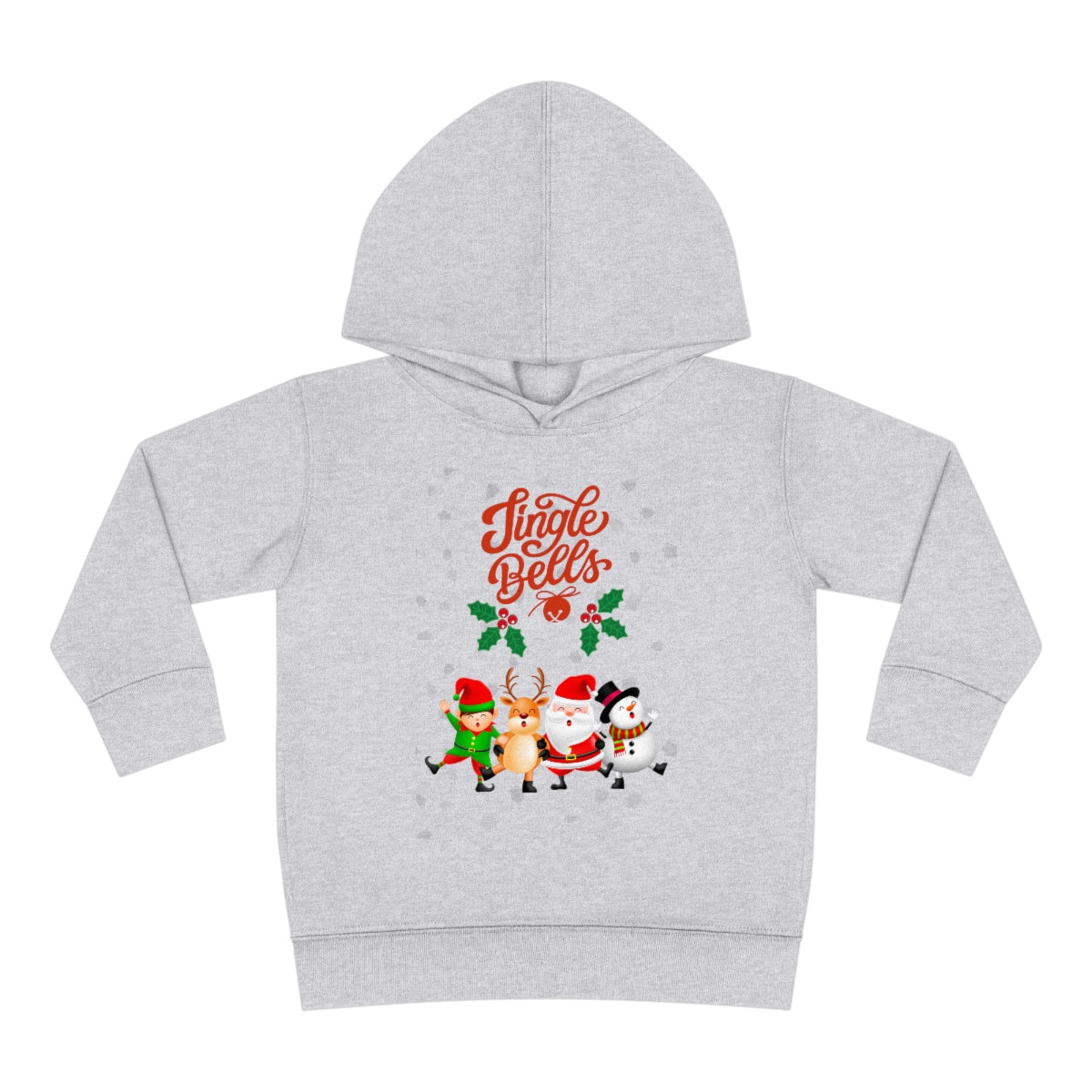 Jingle Bells Toddler Pullover Fleece Hoodie