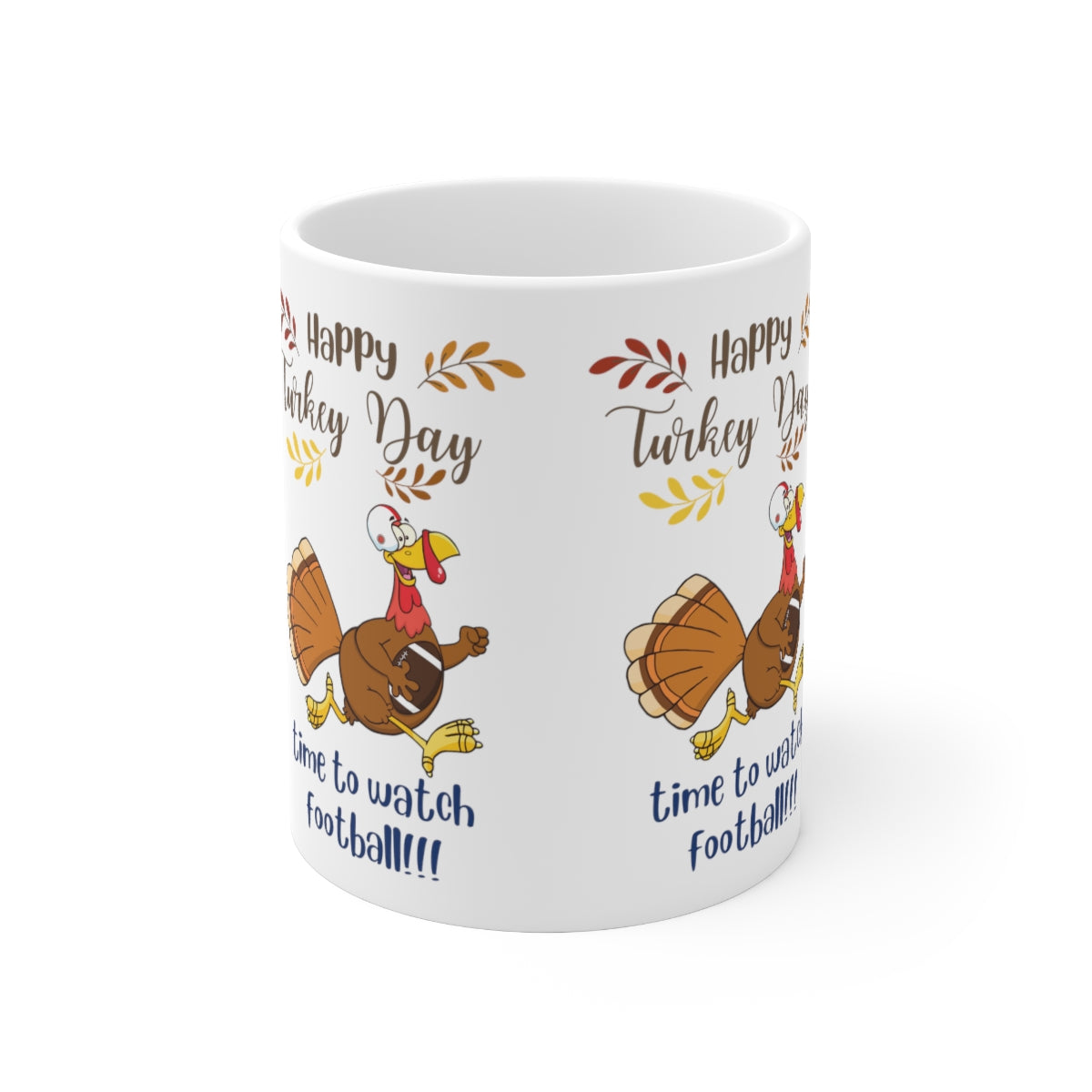 Happy Turkey Day Ceramic Mug 11oz