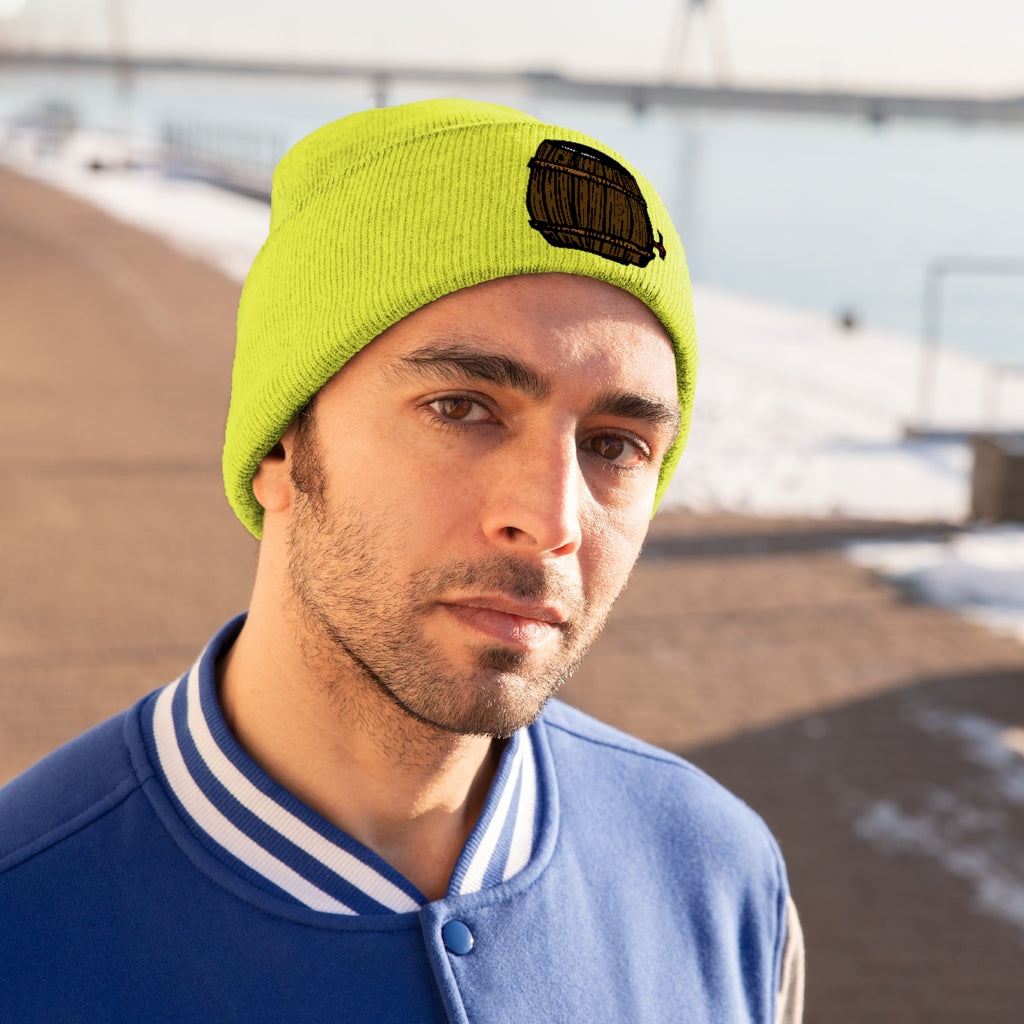 Keg Barrel Knit Beanie