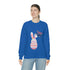 Happy Easter Day Bunny Unisex Heavy Blend™ Crewneck Sweatshirt