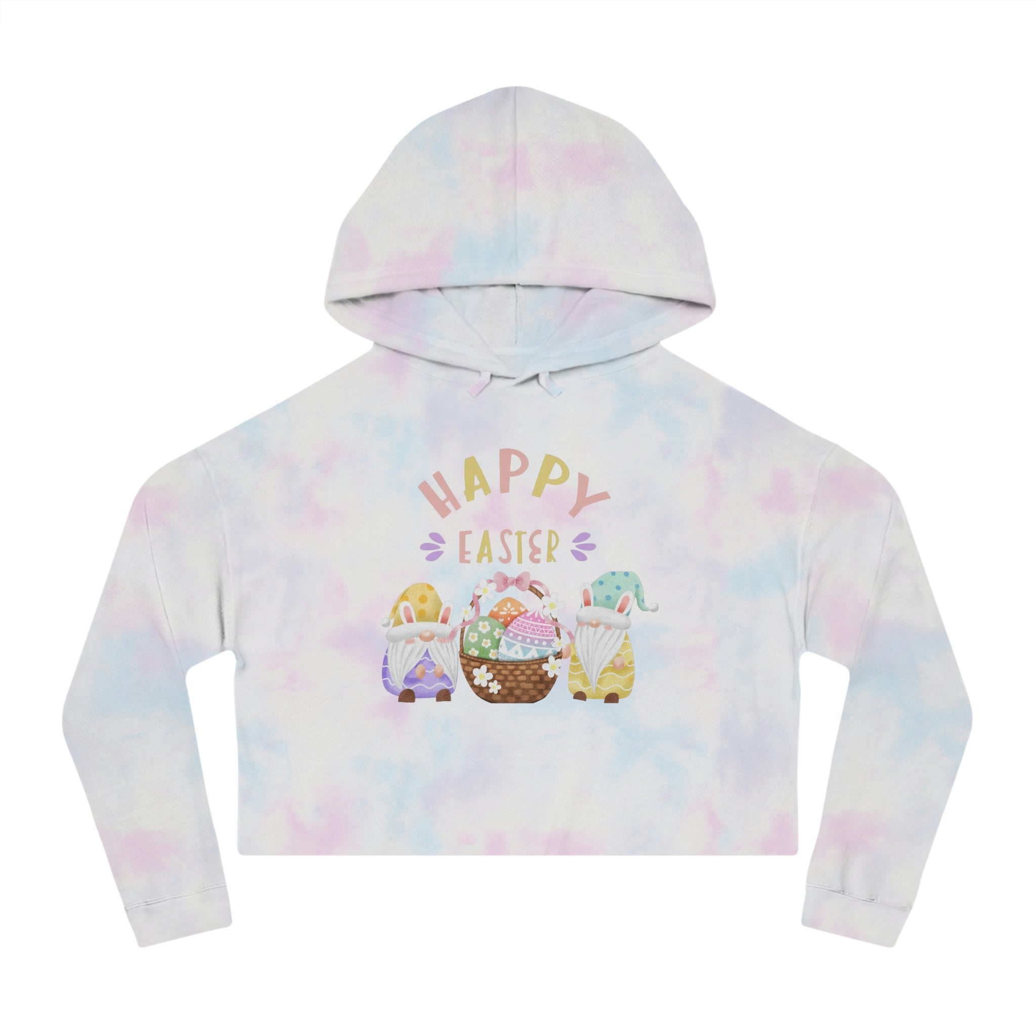 Happy Easter Women’s Cropped Hooded Sweatshirt