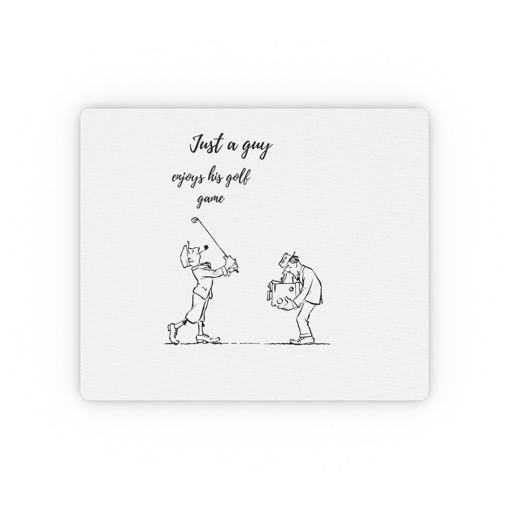 Golfer Rectangular Mouse Pad