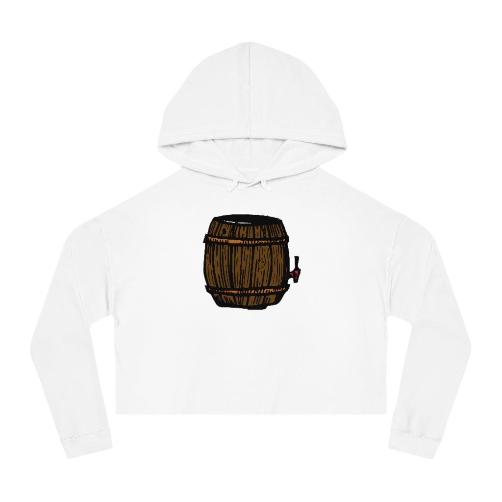 Keg Beer Women’s Cropped Hooded Sweatshirt