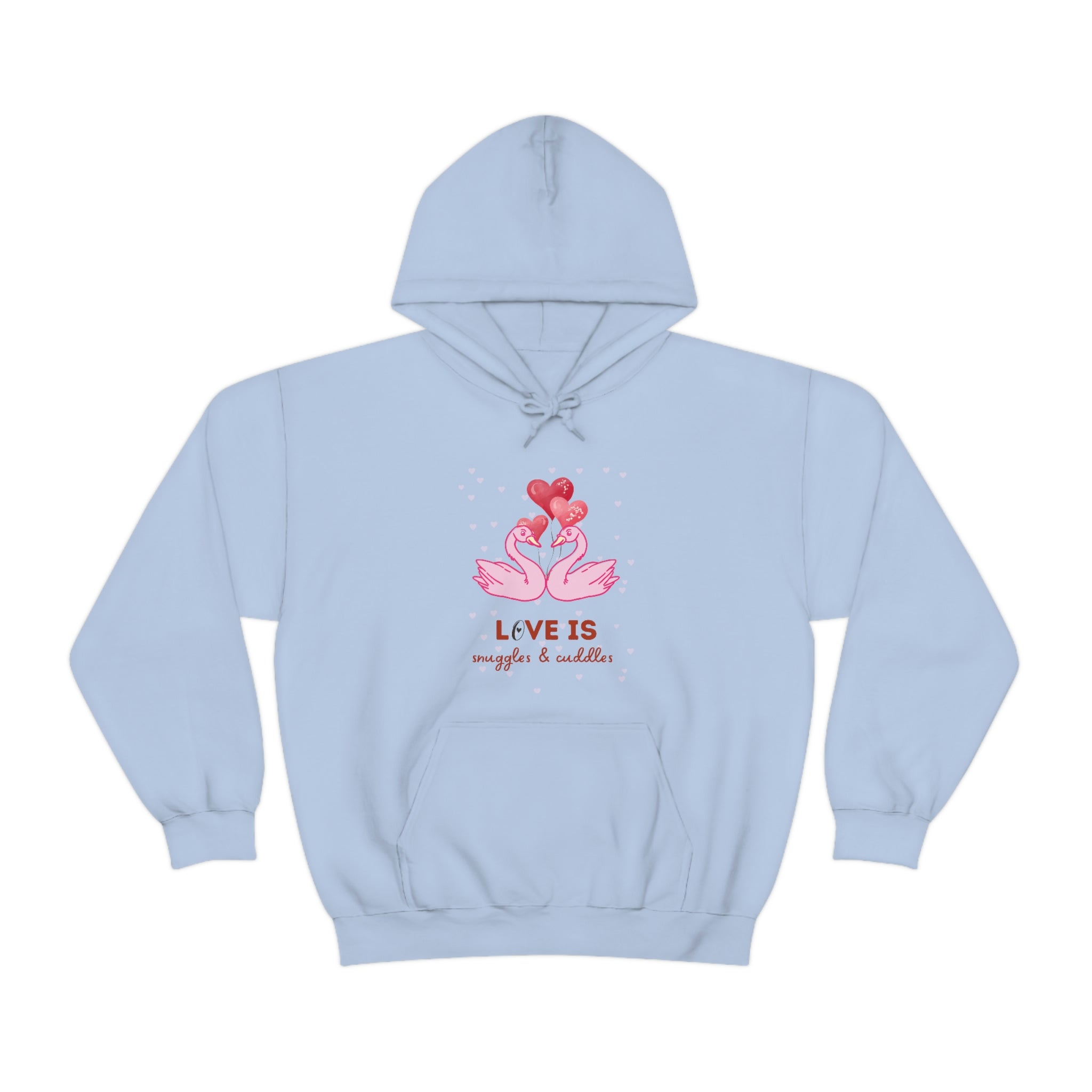 Love Is Snuggles & Cuddles Unisex Heavy Blend™ Hooded Sweatshirt