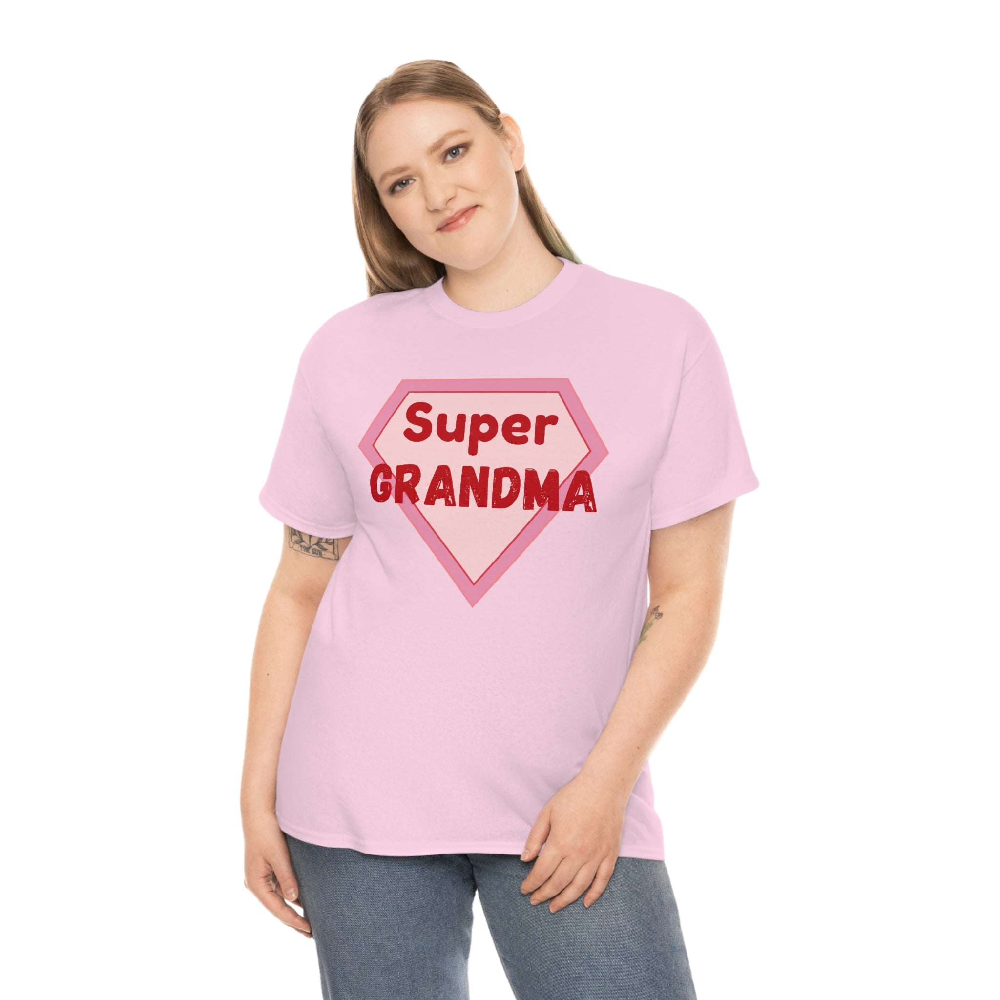 Super Grandma Unisex Heavy Cotton Tee