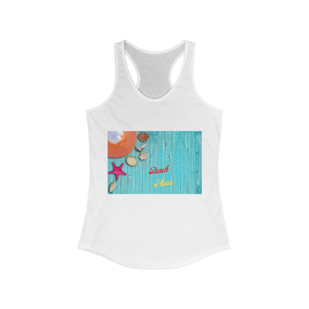 Beach Please Women's Ideal Racerback Tank