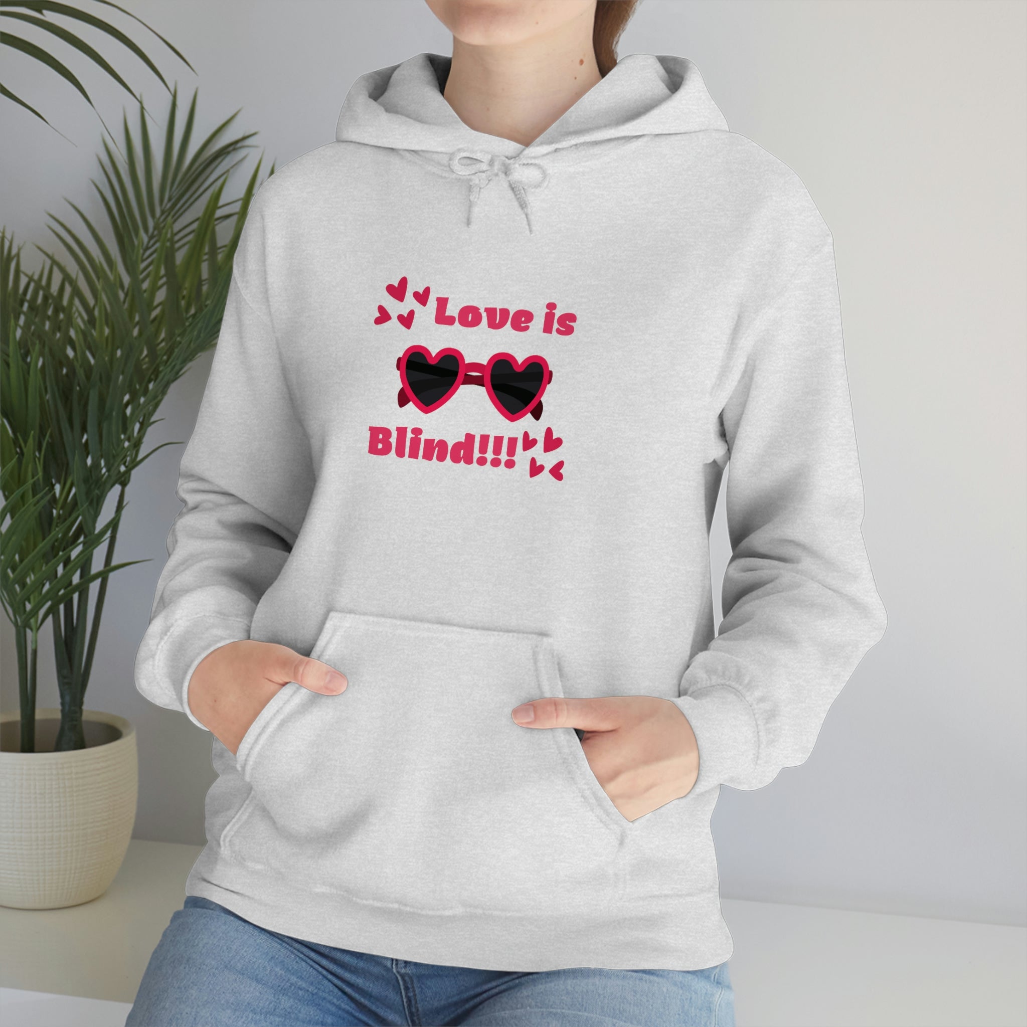 Love Is Blind!!! Unisex Heavy Blend™ Hooded Sweatshirt