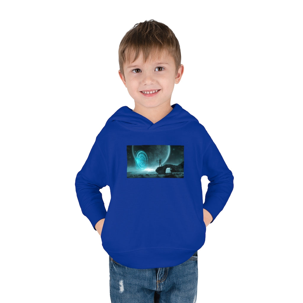 Mystical Moon Toddler Pullover Fleece Hoodie
