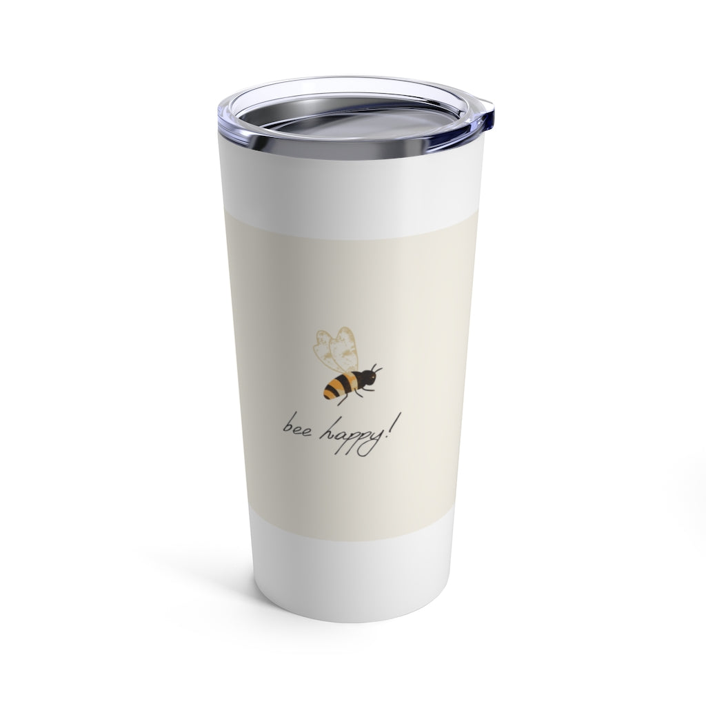 Bee Happy Tumbler 20oz