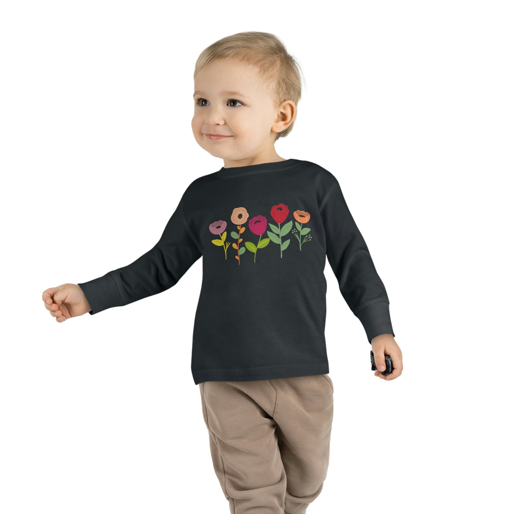 Spring Flowers Toddler Long Sleeve Tee