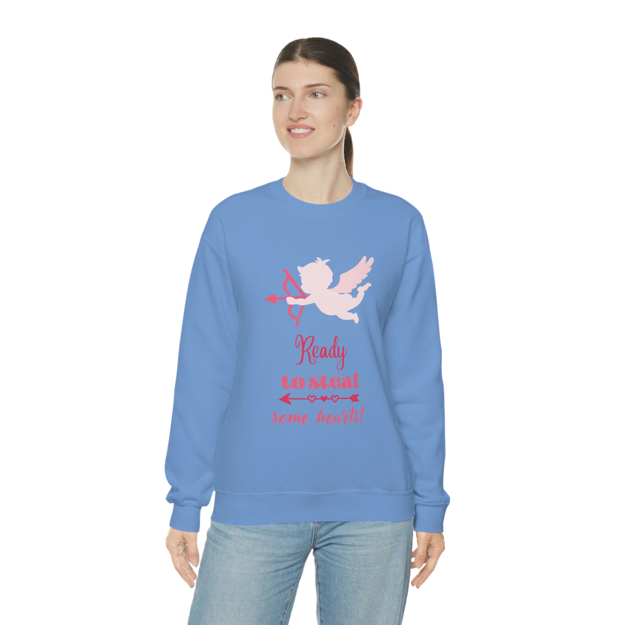 Ready To Steal Some Hearts!! Unisex Heavy Blend™ Crewneck Sweatshirt