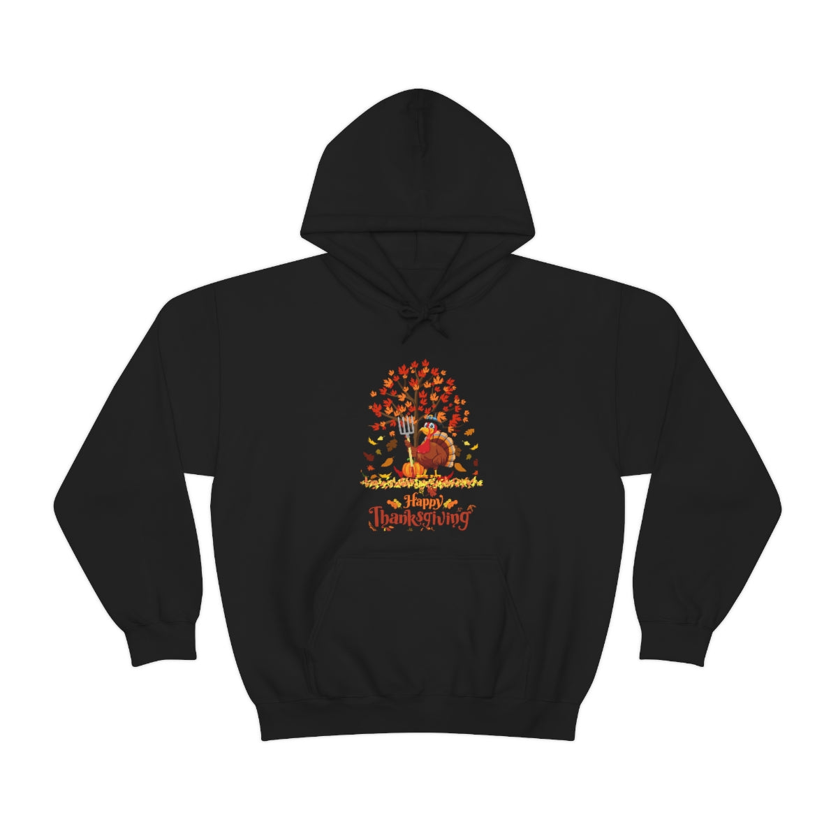 Happy Thanksgiving Turkey Pilgrim Unisex Heavy Blend™ Hooded Sweatshirt