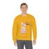 Happy Easter Day Bunny Unisex Heavy Blend™ Crewneck Sweatshirt