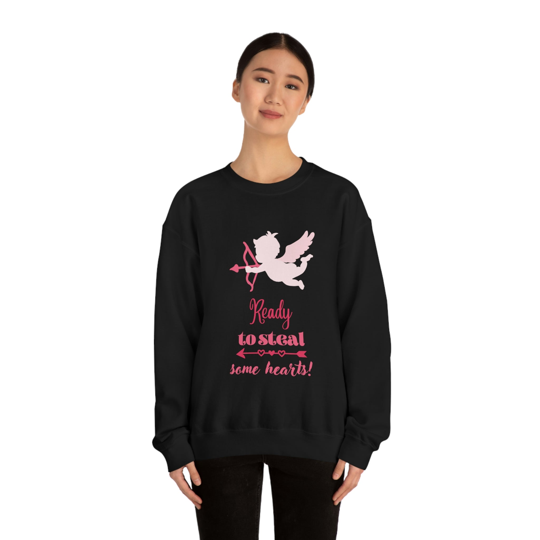 Ready To Steal Some Hearts!! Unisex Heavy Blend™ Crewneck Sweatshirt