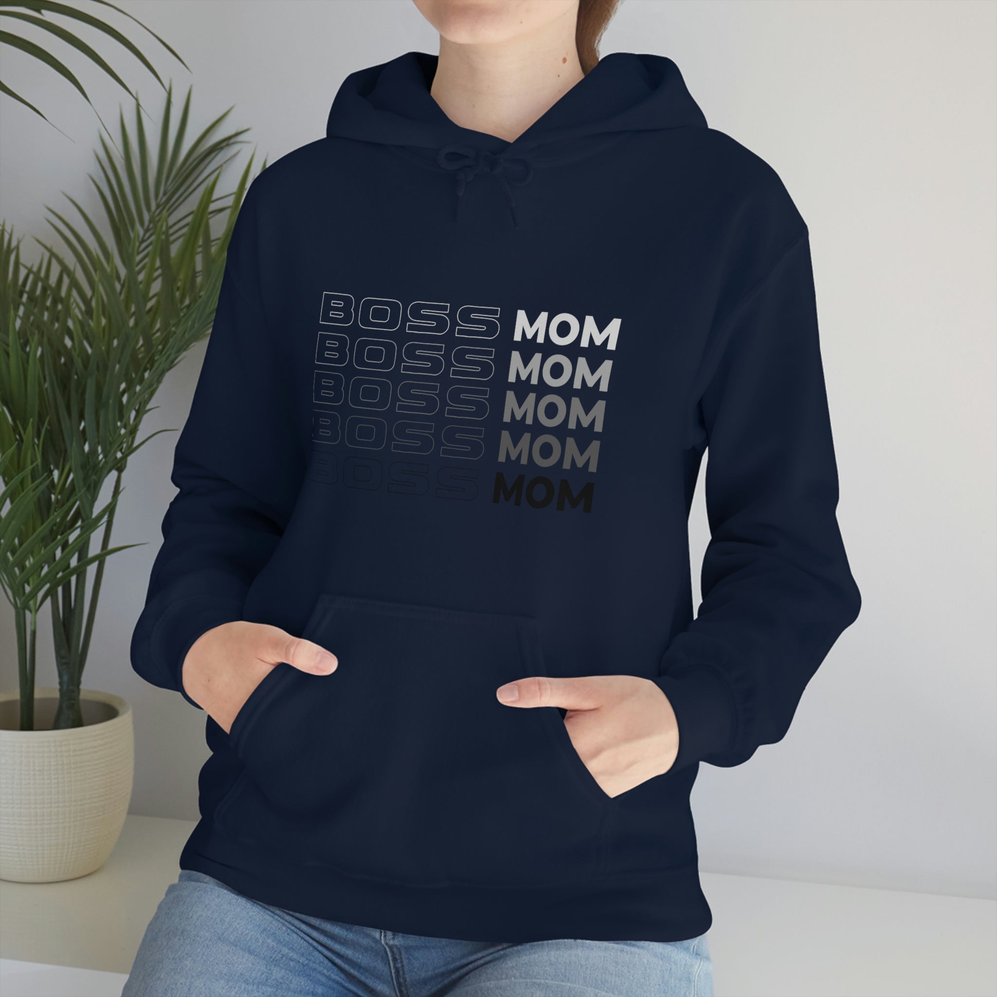 Boss Mom Unisex Heavy Blend™ Hooded Sweatshirt