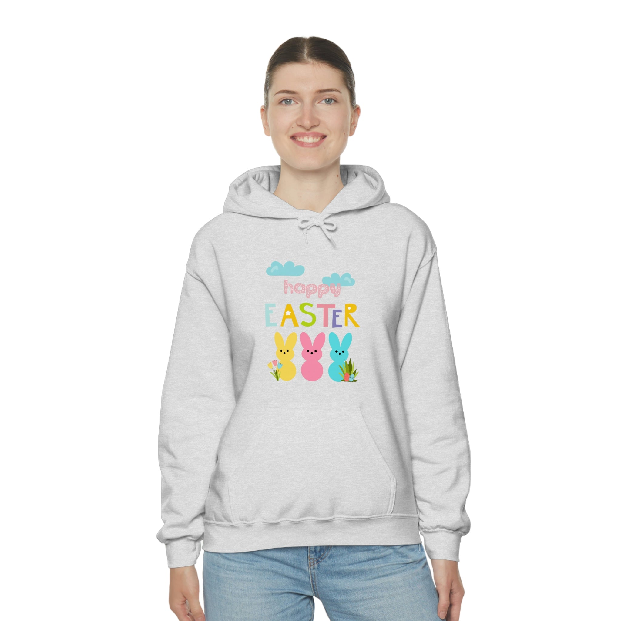 Happy Easter Bunny Unisex Heavy Blend™ Hooded Sweatshirt